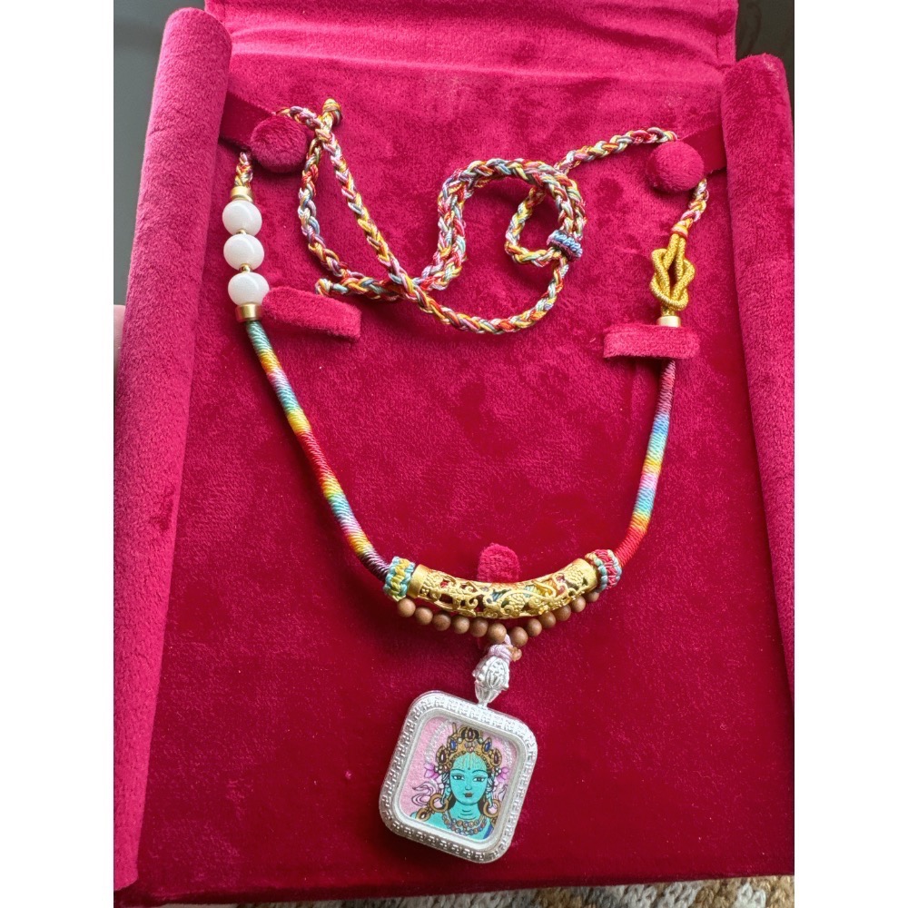 西藏小卡綠度母-細節圖2