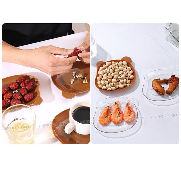 【i揪團】O01(新品現貨)可愛造型餐盤 兒童餐盤 可愛餐盤 小餐盤 水果盤 小盤子 點心盤 零食盤 吐骨碟 吐骨盤-細節圖8