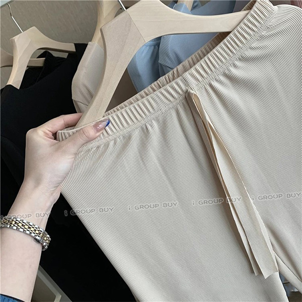 【i揪團】F24-1(新品現貨)睡衣套裝(長褲) 涼爽睡衣 休閒套裝 兩件式 睡衣 居家服 女生睡衣 短袖套裝-細節圖5