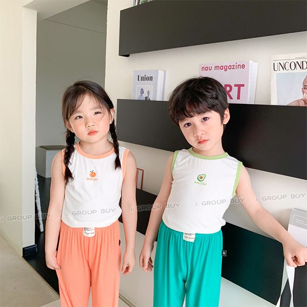【i揪團】B85(新品現貨)兒童莫代爾背心 兒童背心 兒童上衣 夏季背心 夏季兒童上衣 男童 女童 背心-細節圖5