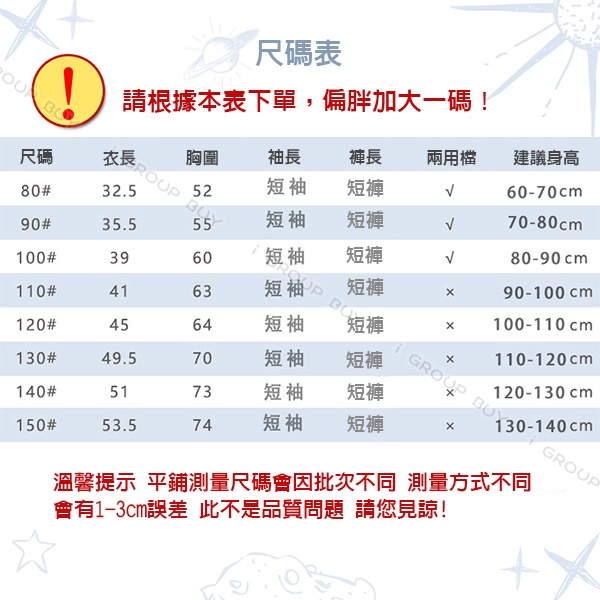 【i揪團】J01(出清現貨) 竹節棉可愛睡衣套裝 兒童睡衣 寶寶睡衣 家居服 涼感 夏季 開檔-細節圖8