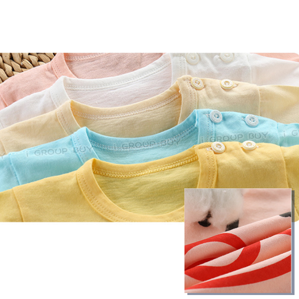 【i揪團】G31(新品現貨)男女童棉質短袖 上衣短袖  T恤 卡通印花 夏季兒童上衣-細節圖7