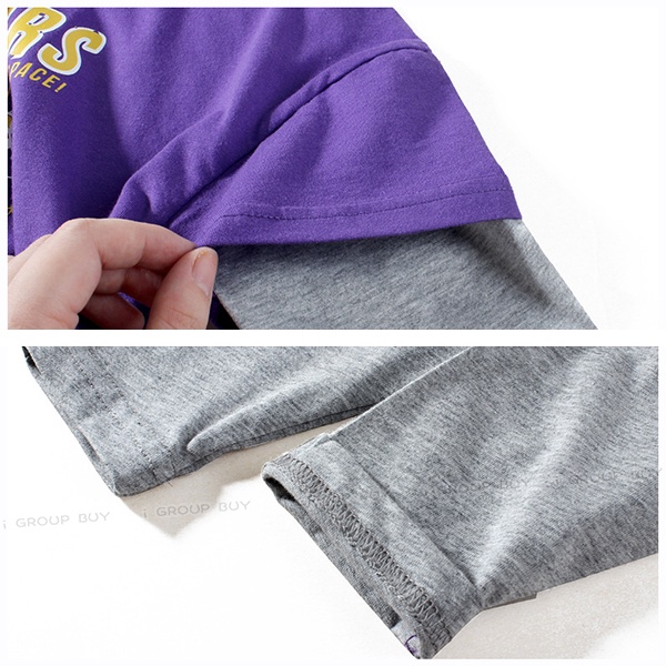 【i揪團】G21-4(現貨)中大童薄款印花長袖T恤 童裝 男童 長袖上衣 兒童假兩件上衣-細節圖4