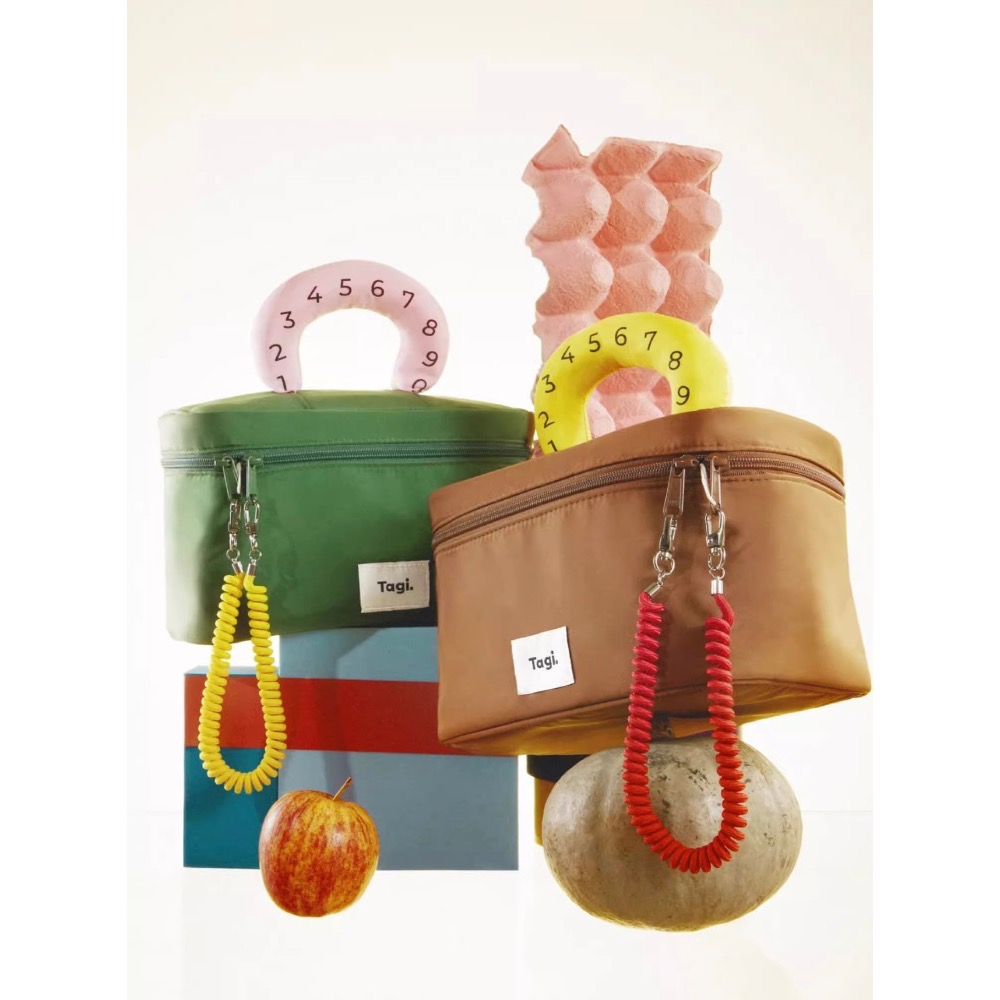 Tagi分層設計大容量繽紛化妝品收納包洗漱包-細節圖9