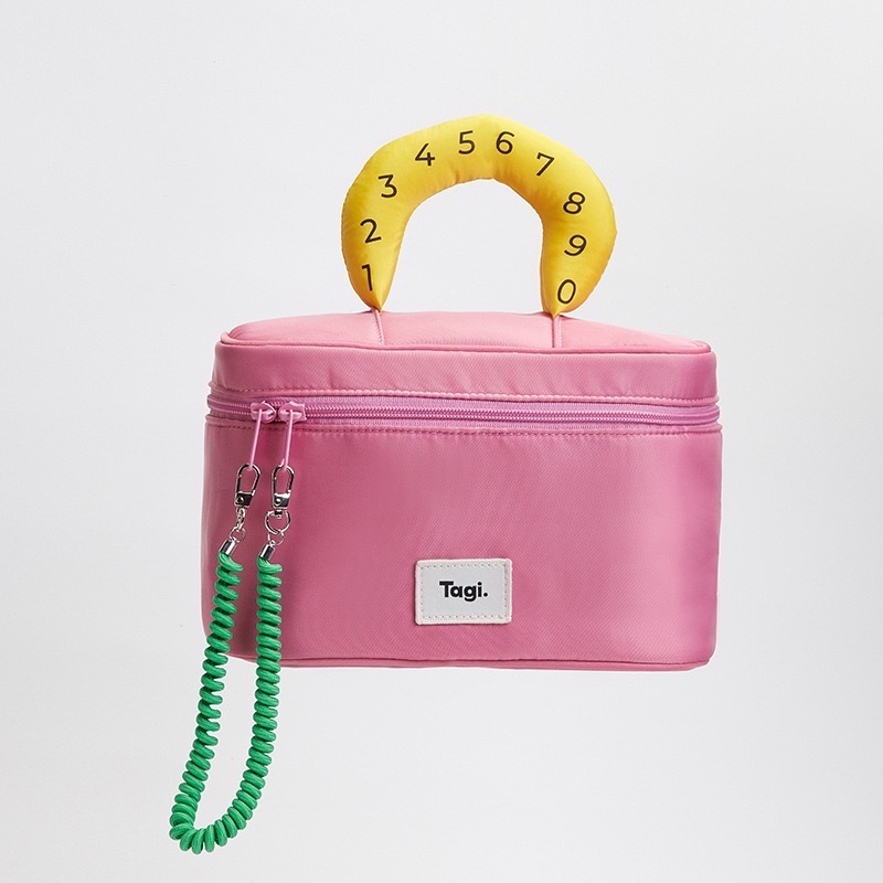Tagi分層設計大容量繽紛化妝品收納包洗漱包-規格圖10