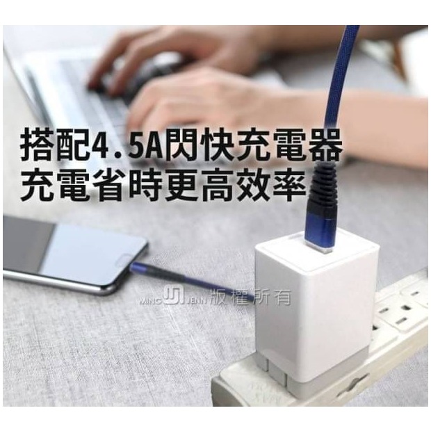 適用於 安卓/iPhone15系列 for Type-C to Type-C用 gogoPhone 6A抗彎折充電線-細節圖5