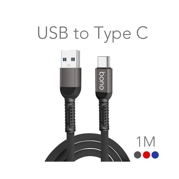 【現貨寄出】bono C to Type C 快速編織充電傳輸線 急速充電65W 雙C快充線 PD充電線-細節圖2