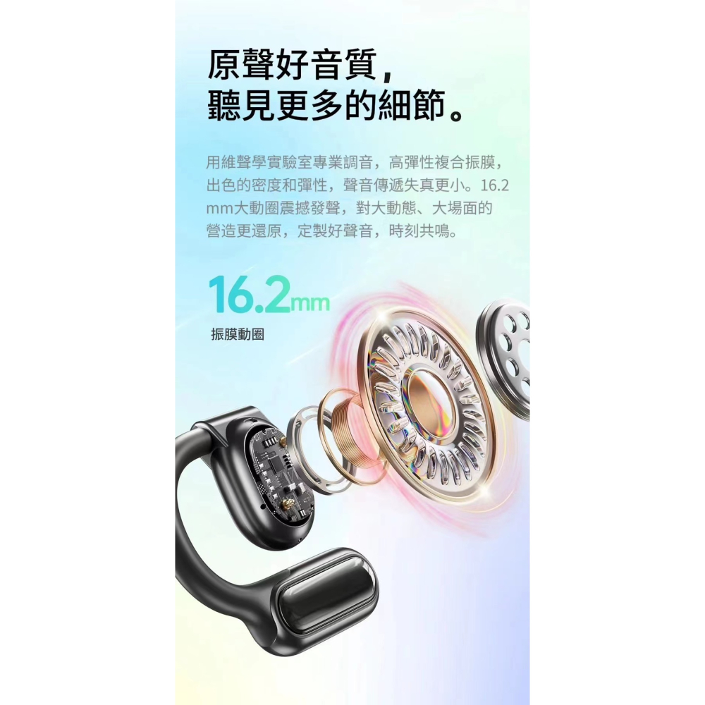 【awei藍芽耳機】TZ6 雙咪ENC降噪開放式運動耳機 IPX4防汗 雙重重低音-細節圖6