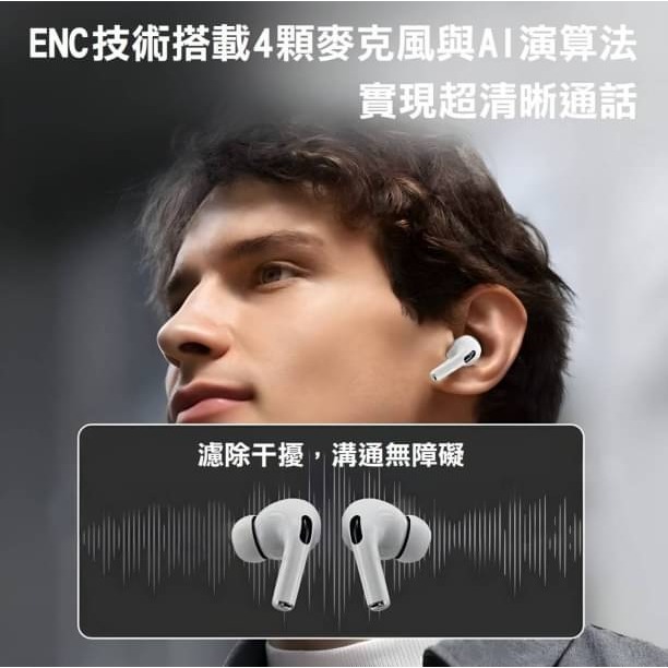 【bono數顯ANC藍芽耳機】BH-911 ANC / ENC 降噪藍牙耳機 多功能螢幕觸控 絕美音質-細節圖7