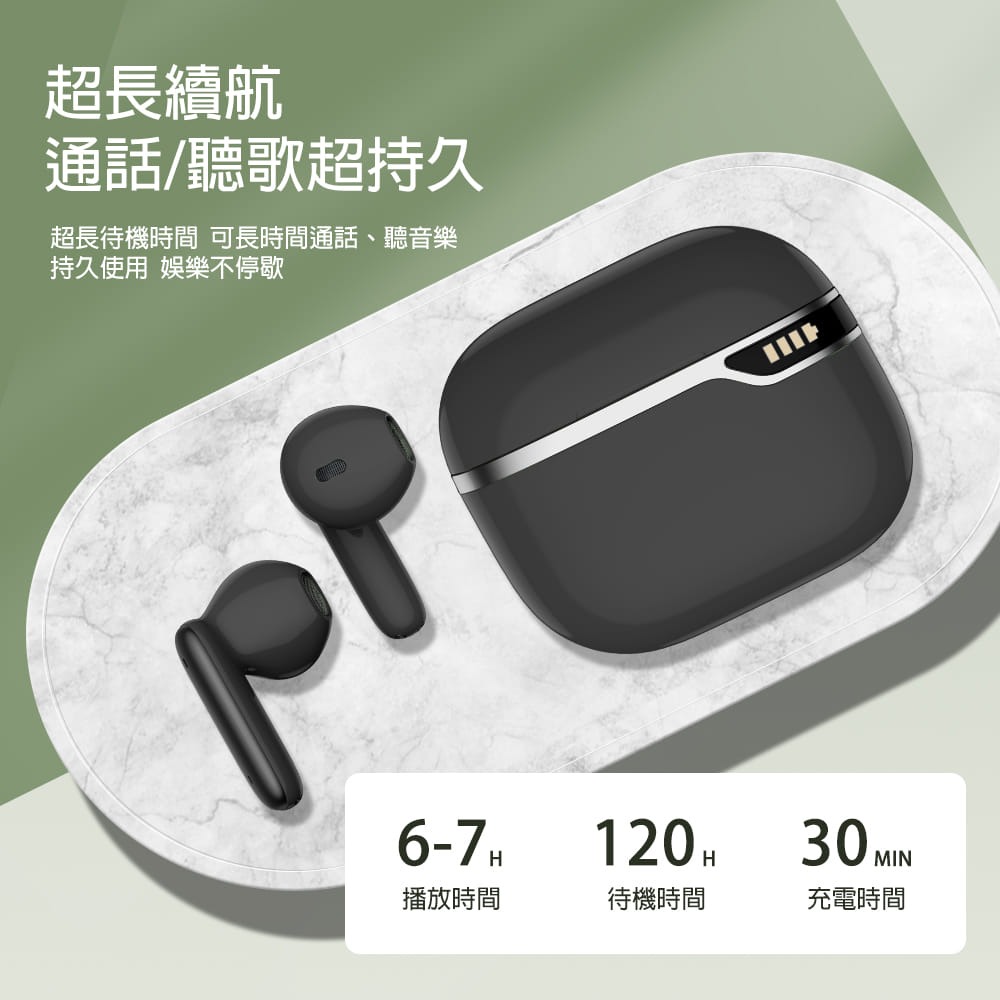 【TWS 真無線藍芽耳機】DA28 智能觸控 HiFi音質 超長續航 藍牙耳機-細節圖3