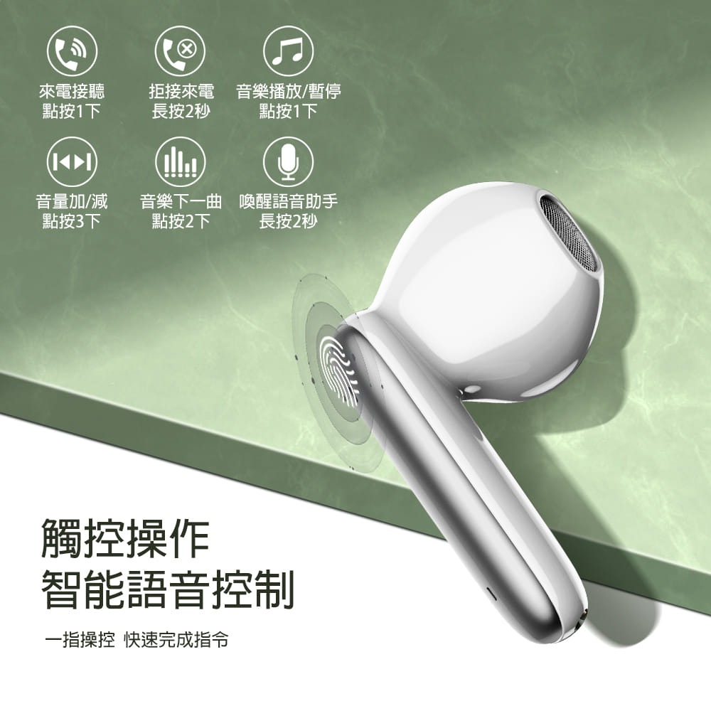 【TWS 真無線藍芽耳機】DA28 智能觸控 HiFi音質 超長續航 藍牙耳機-細節圖7