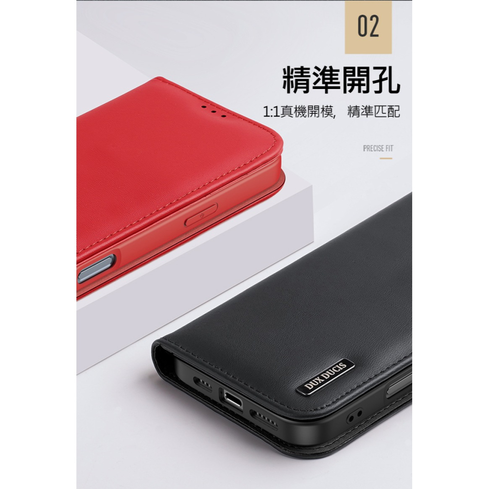 【Hivo系列】適用於 Apple iPhone 16 Pro Max真皮保護套 側掀皮套 可站立 可插卡 手機皮套-細節圖4