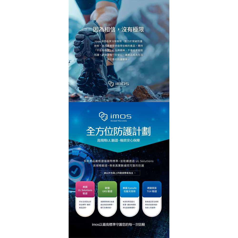 【imos RPF60低藍光玻璃貼】適用於 iPhone 16 Pro Max 美國UL認證 3D防窺黑邊玻璃貼 玻璃膜-細節圖8