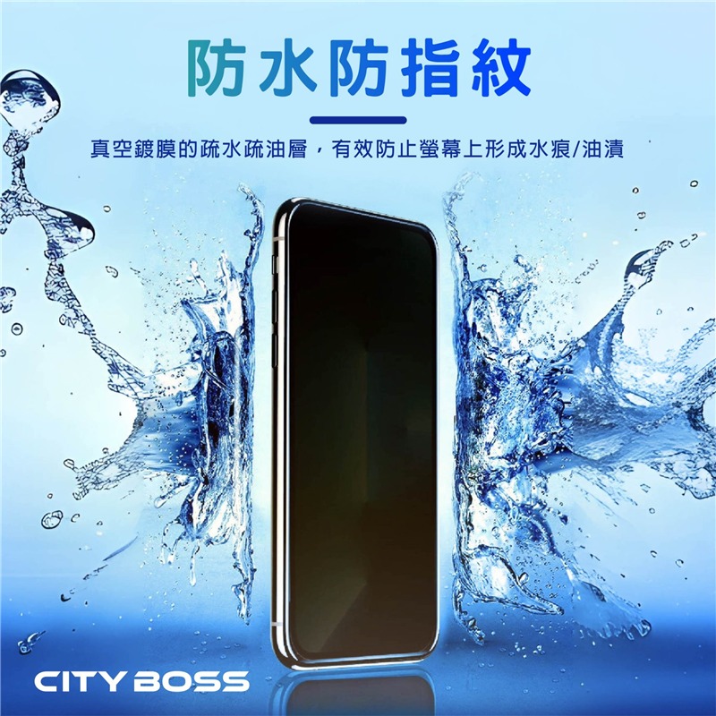 【CITY BOSS 防窺玻璃貼】適用於 OPPO A5 / A9 2020 防偷窺玻璃膜 滿版鋼化貼 防窺片-細節圖4