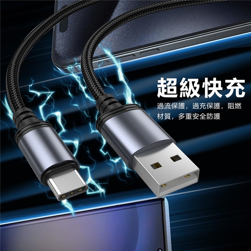 【VOORCA 極優編織線】適用於 蘋果手機充電線 快充線 Type-C to Lightning 快速傳輸線-細節圖7