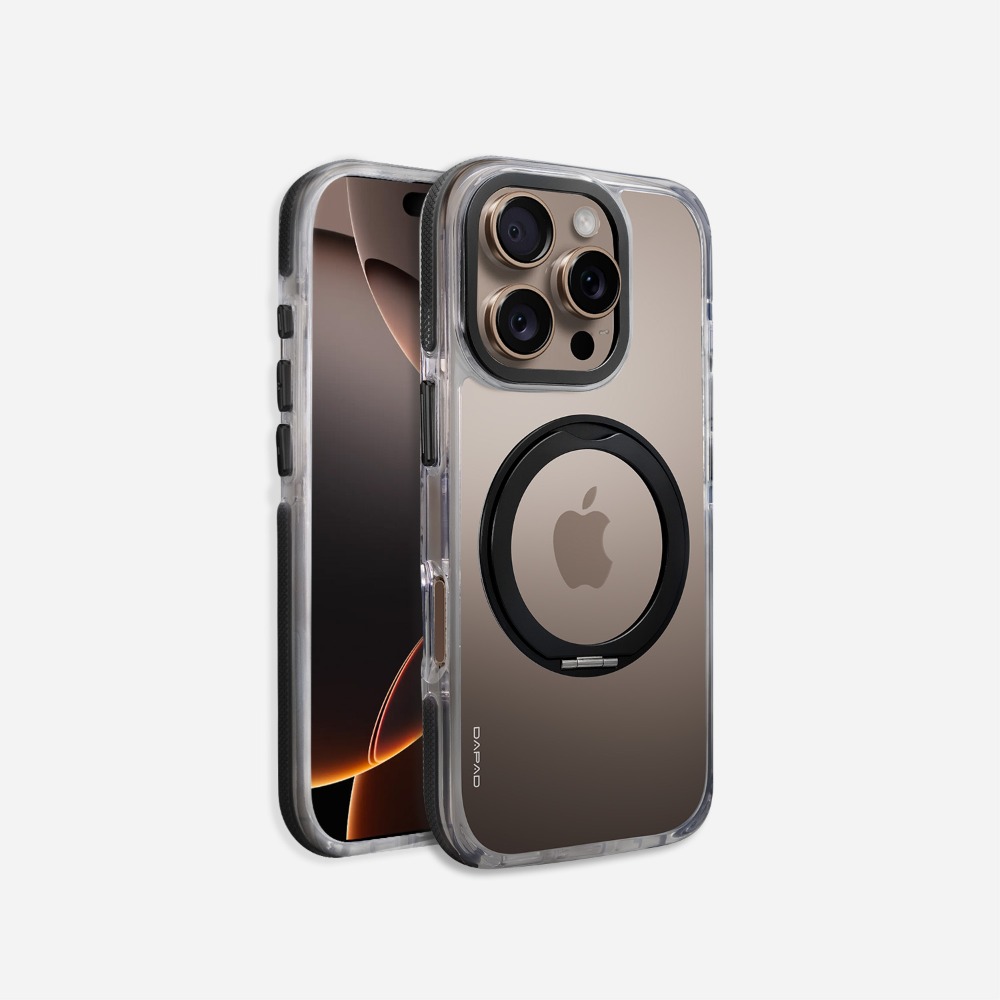 ↗Dapad 旋風360旋轉支架殼↙適用於 Apple iPhone 16 Plus 手機殼 雙料防護 超強磁吸力-規格圖6