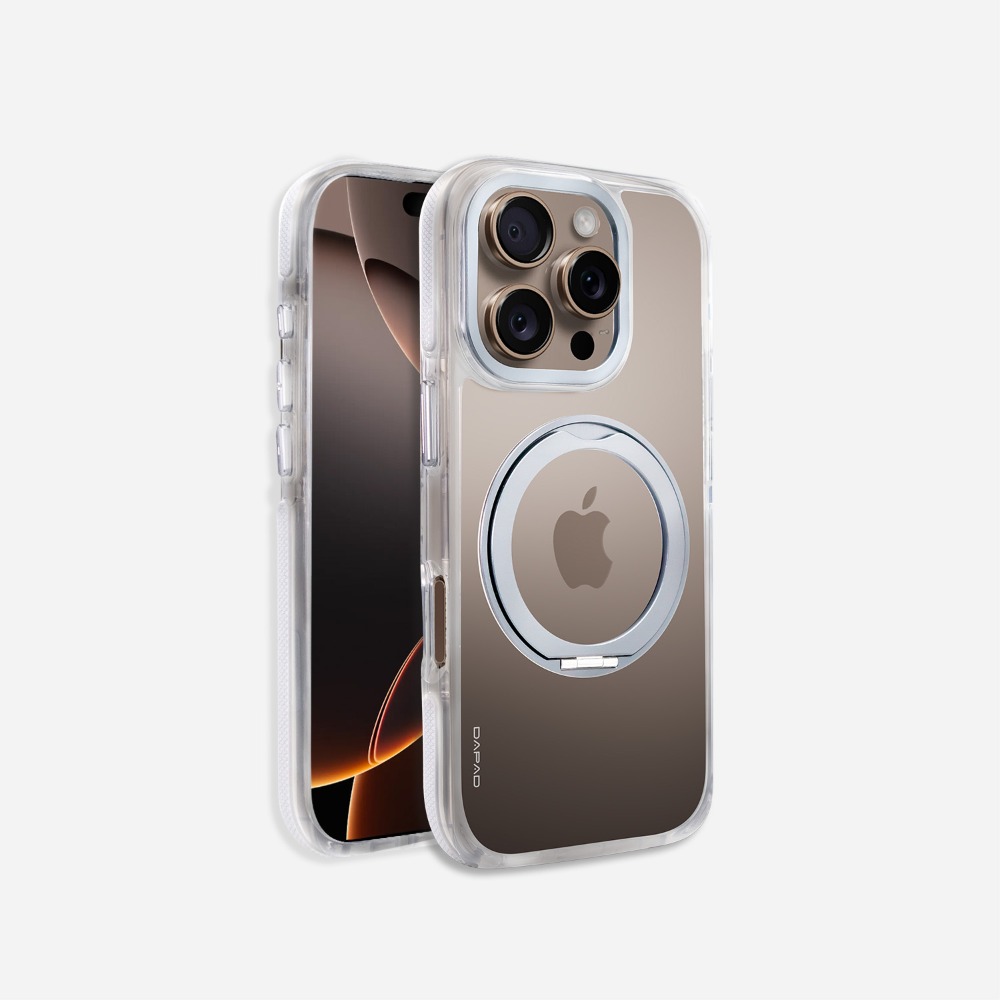 ↗Dapad 旋風360旋轉支架殼↙適用於 Apple iPhone 16 Plus 手機殼 雙料防護 超強磁吸力-規格圖6
