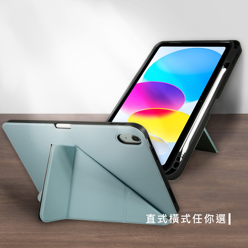 【DAPAD雙折平板皮套】適用於 三星 Tab S9 SM-X710N 多功能平板保護套 附筆槽-細節圖4