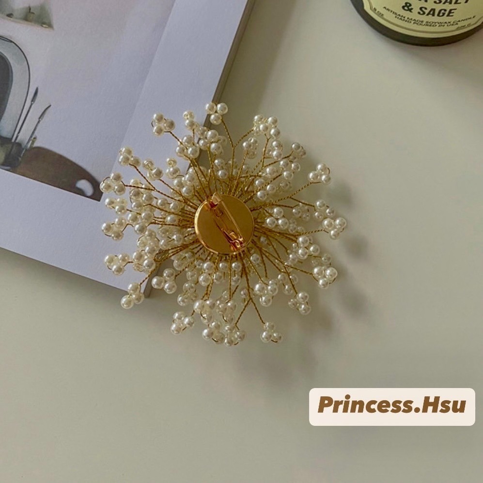 時尚珍珠胸針-細節圖2