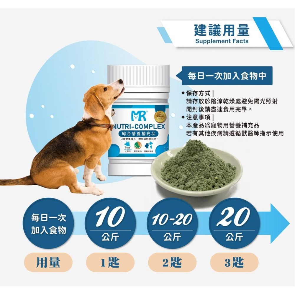 瑪莉洋-犬用綜合營養補充品 85g 獸醫師強力推薦 狗狗日常綜合保養-細節圖5