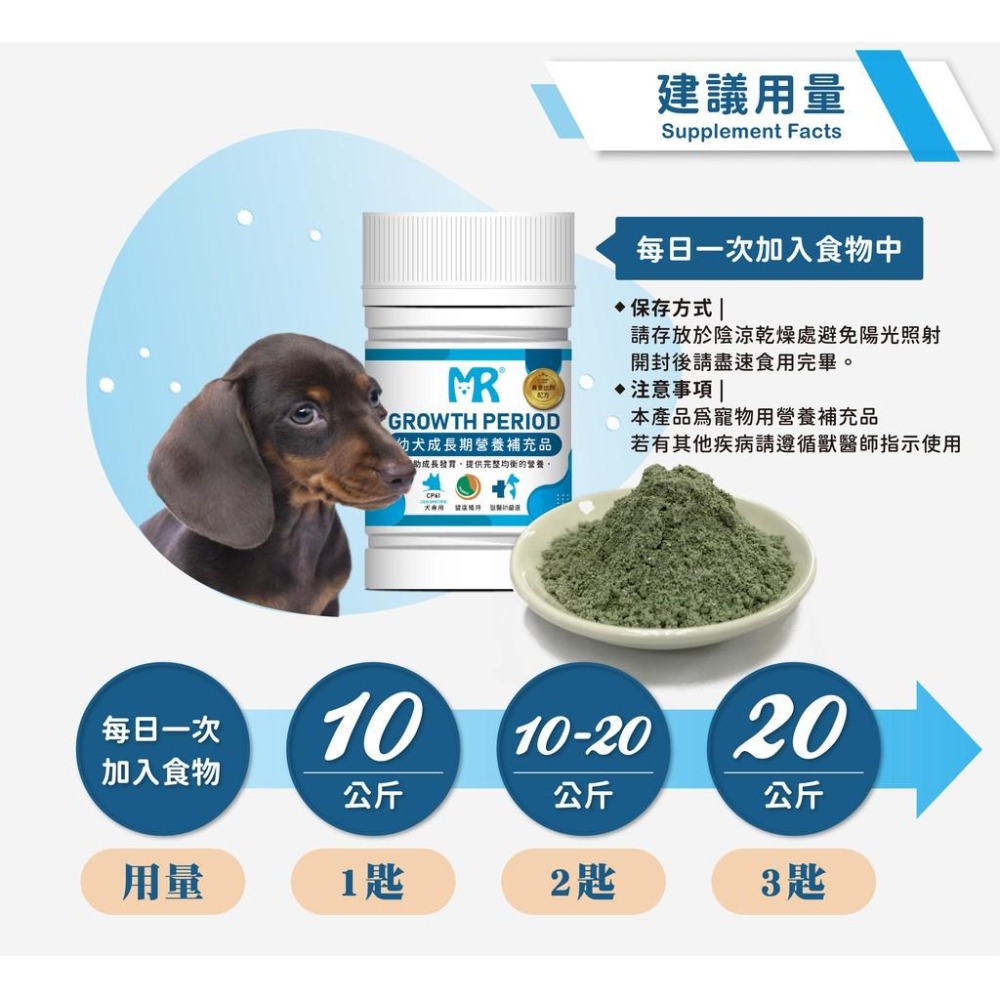 瑪莉洋-幼犬成長期營養補充品 85g  幼犬成長期 日常保養-細節圖2