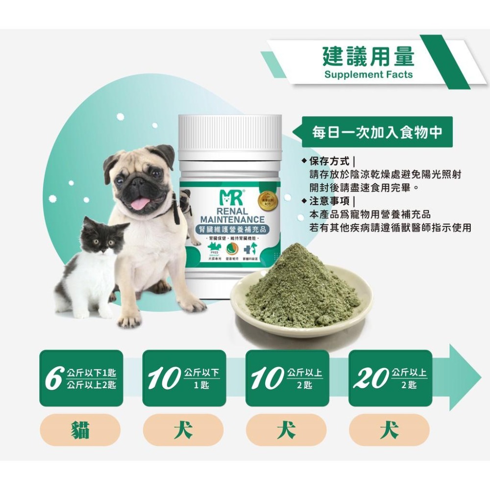 瑪莉洋-犬貓用腎臟維護營養補充品 85g 獸醫師強力推薦 寵物腎臟日常保養-細節圖4