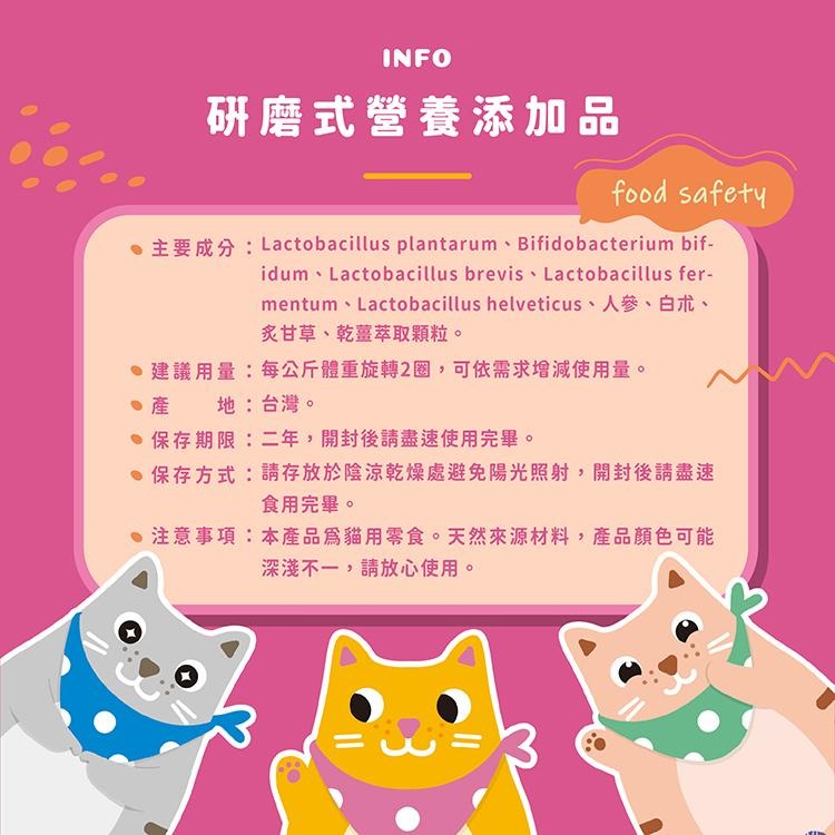 瑪莉洋-胡椒貓-胃腸維護 益生菌【貓專用營養補充型香鬆】 55g 營養補充型零食 香鬆 腸胃健康-細節圖3