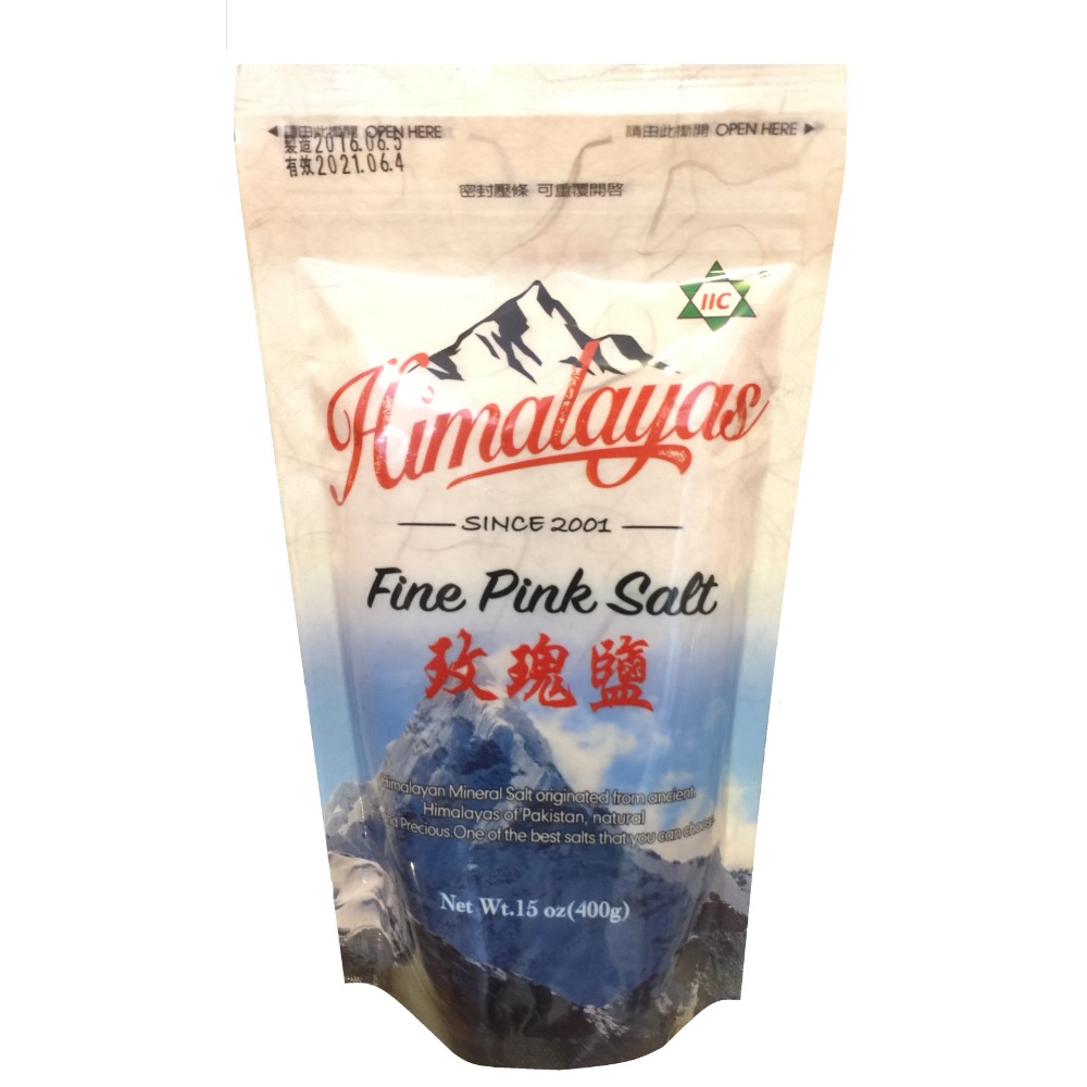 {喜馬拉雅山} 天然玫瑰鹽 {高級食品級} 400 克 Himalayas Pink Salt-規格圖5