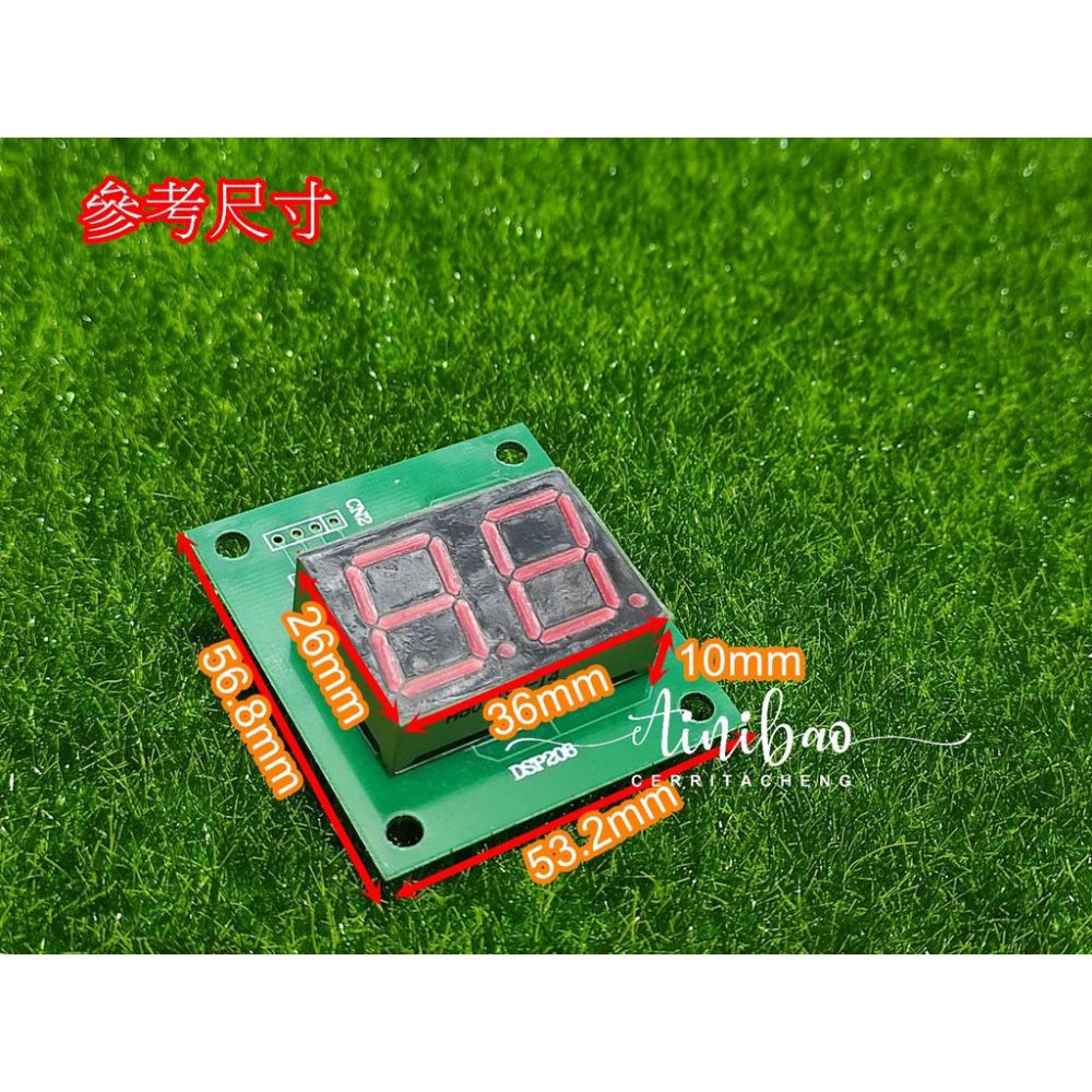 雙八顯示器  類比 大雙8 數碼管 雙8顯示卡 數字顯示【I23】-細節圖2