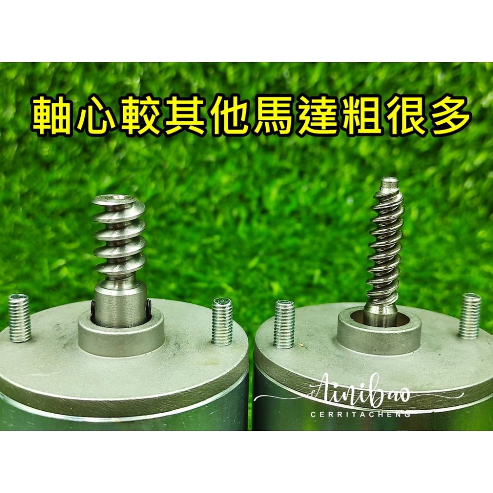 拉重物馬達 天車馬達 娃娃機馬達 台製 軸心加粗 大力士馬達【F06】-細節圖2