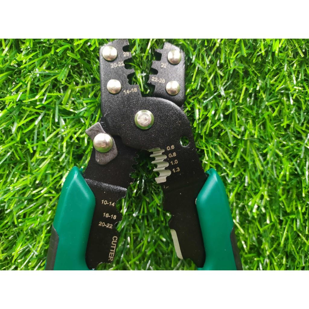 多功能壓接鉗 剝線 壓接 剪線 剝皮 端子鉗 電工鉗 冷端子壓接線 端子壓線鉗 壓接端子 娃娃機剝線 接線【H24】-細節圖2