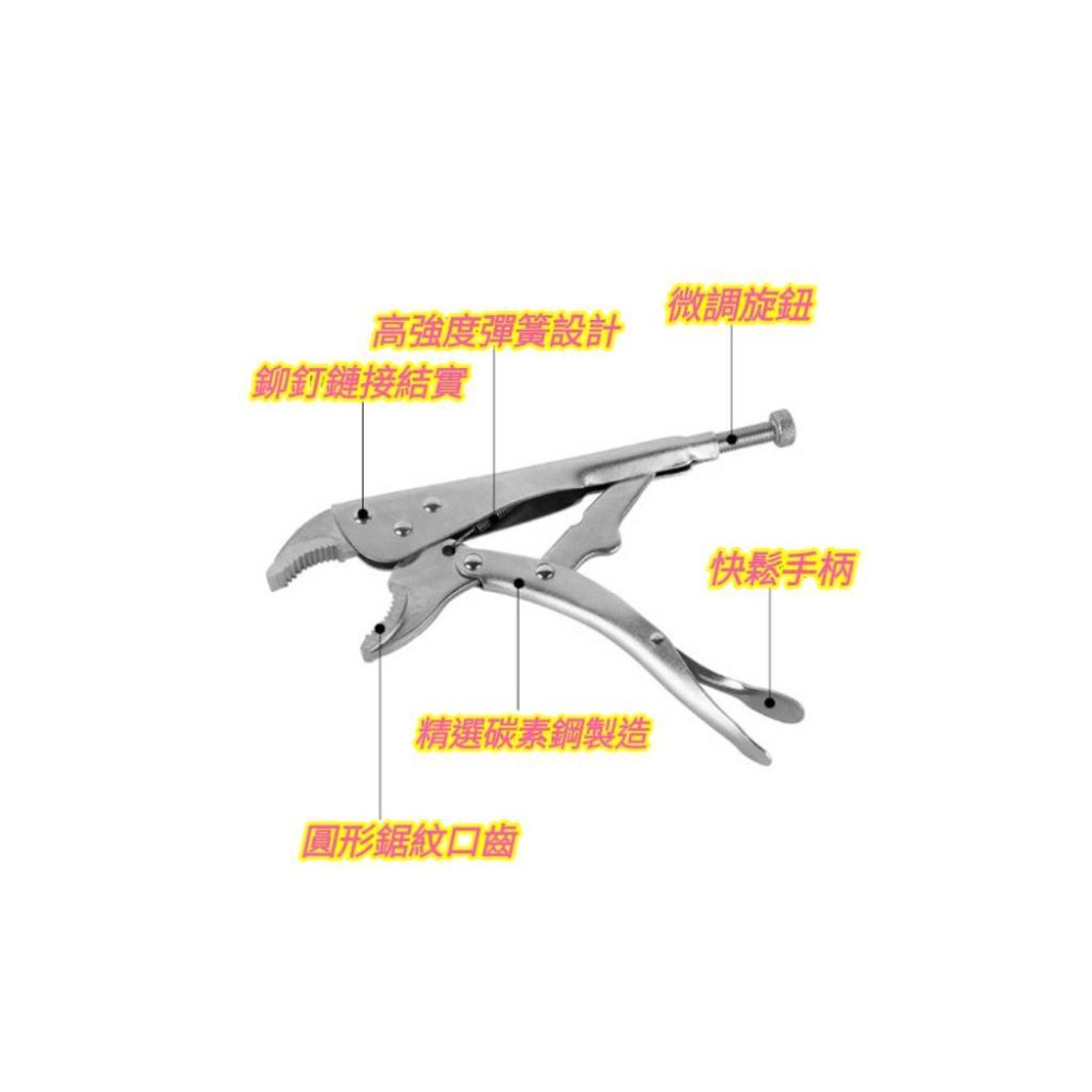 迷你大力鉗子  5吋 爪子固定鉗 大力扁嘴鉗子 修繕工具 五金修繕 娃娃機專用工具【H23】-細節圖7