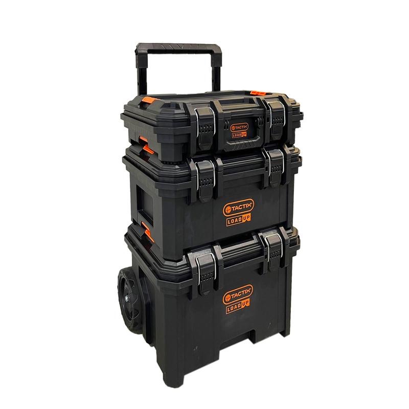 胖達人五金 TACTIX 三層推疊工具箱 防水工具箱 拉桿工具車 手推車 工具推車 TX-0420 同風霸 GB-006-細節圖2