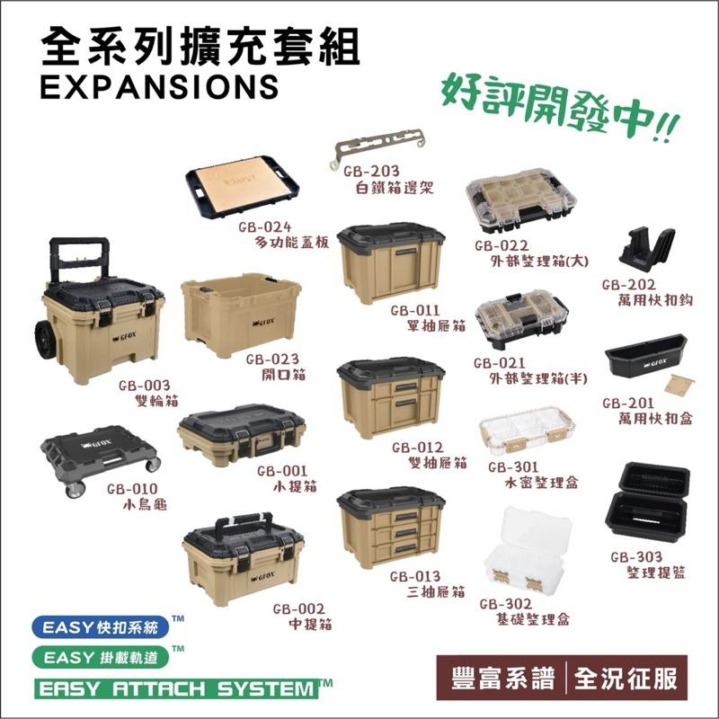胖達人五金 風霸GB-006堆疊式拉桿工具箱 工具車 手推車 拉車 GFOX 工具箱 系統箱 系統工具箱 堆疊工具箱-細節圖8