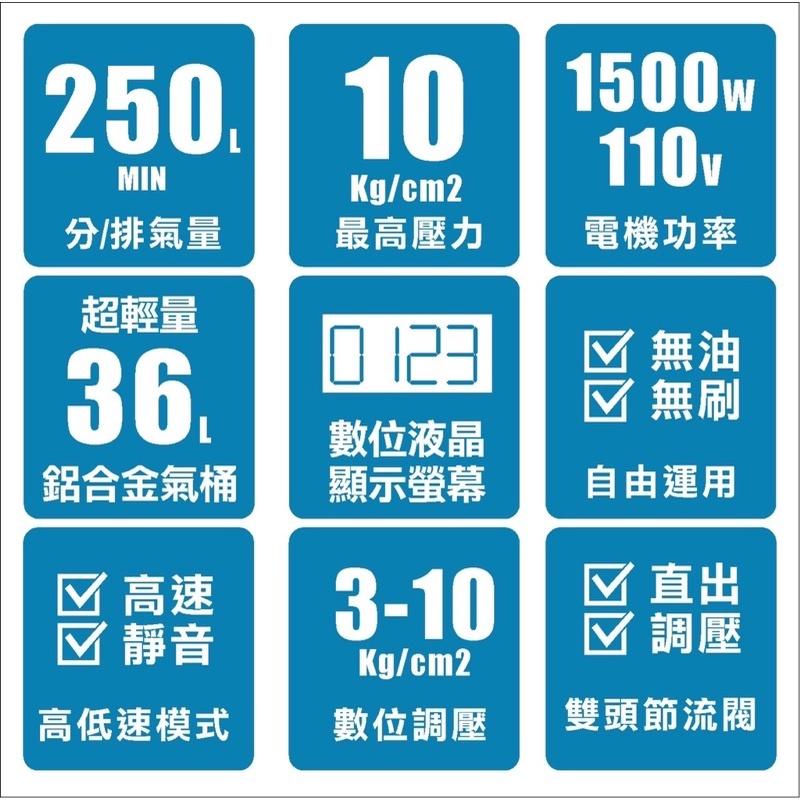 胖達人五金 風霸 無刷新世代空壓機 GT4-36 N36 木工裝潢 油漆噴漆噴膠 汽車美容 洗車打蠟 參考 忍者無刷-細節圖4