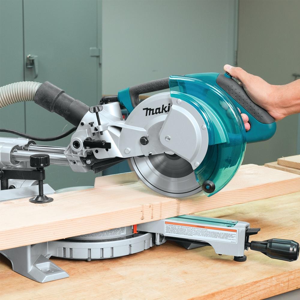胖達人五金 公司貨 MAKITA 牧田 LS0815FL 8.5吋 216mm 木工用 滑軌 雙軌 角度 切斷機-細節圖2