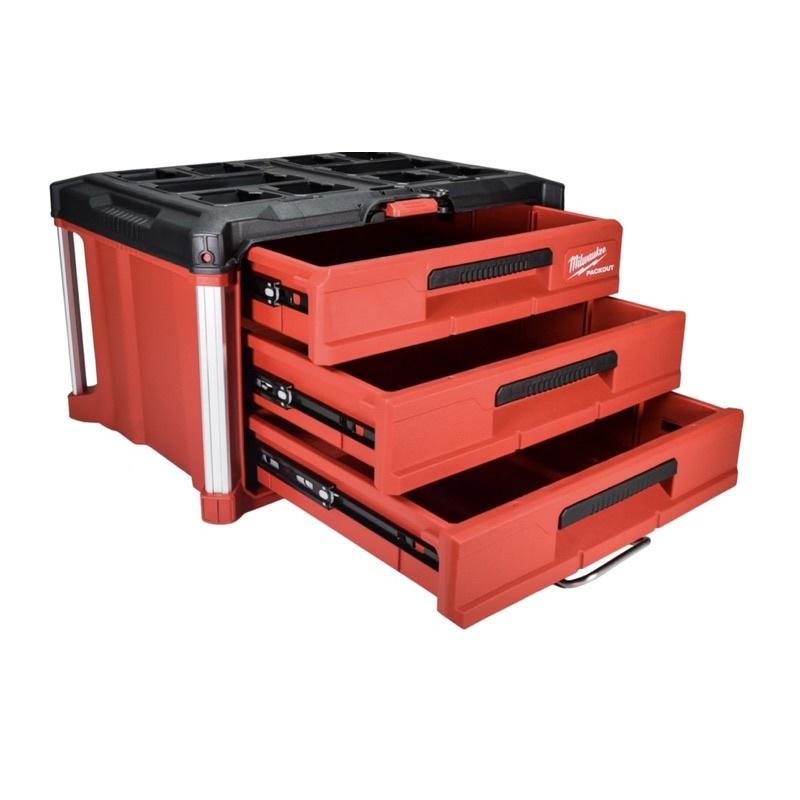 胖達人五金 美沃奇 配套抽屜收納箱(3抽) 48-22-8443 3屜式工具箱-細節圖2