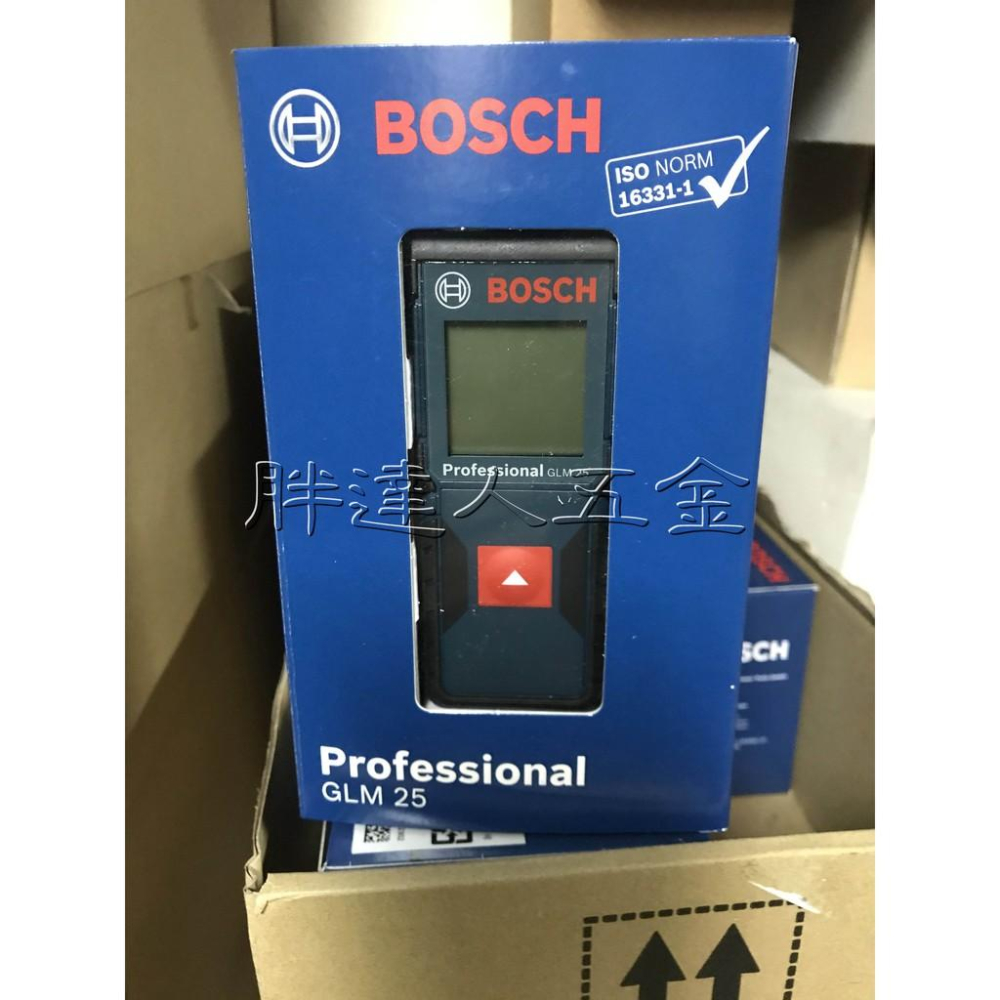 胖達人五金 德國 BOSCH GLM25 口袋型 雷射測距儀。可轉換Ft／M 測距範圍:25M 非 GLM40-細節圖2