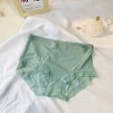 面膜冰絲無痕一片式女生內褲中高腰內褲 桑蠶絲檔部內褲超薄內褲-規格圖4