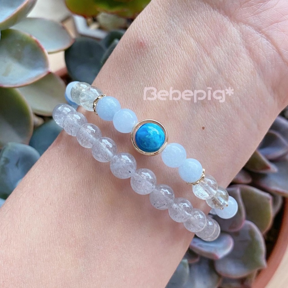 💙和平、正能量，帶來好人緣💙 ʚ藍磷灰石｜藍超七｜摩根石｜阿魯沙ɞ-細節圖3