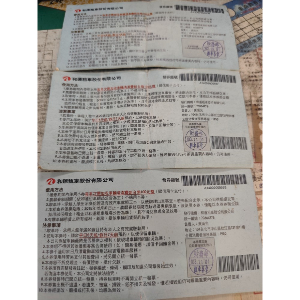 和運租車券-過期 可折抵租金1400元-細節圖2