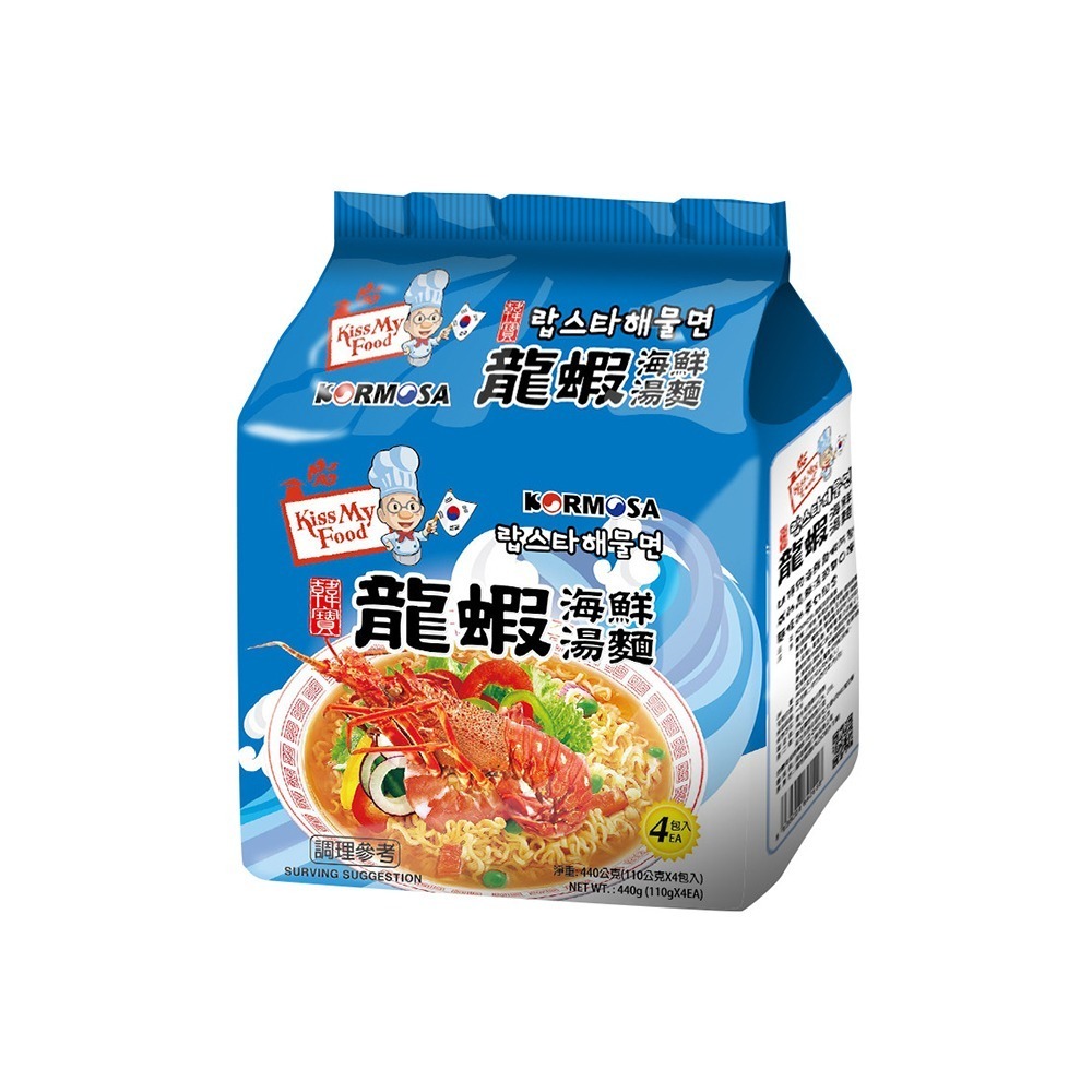【燦悠味starjoy】韓寶 KORMOSA 辣牛肉湯拉麵 人蔘雞湯麵 泡菜火鍋湯麵 龍蝦海鮮湯麵-規格圖6