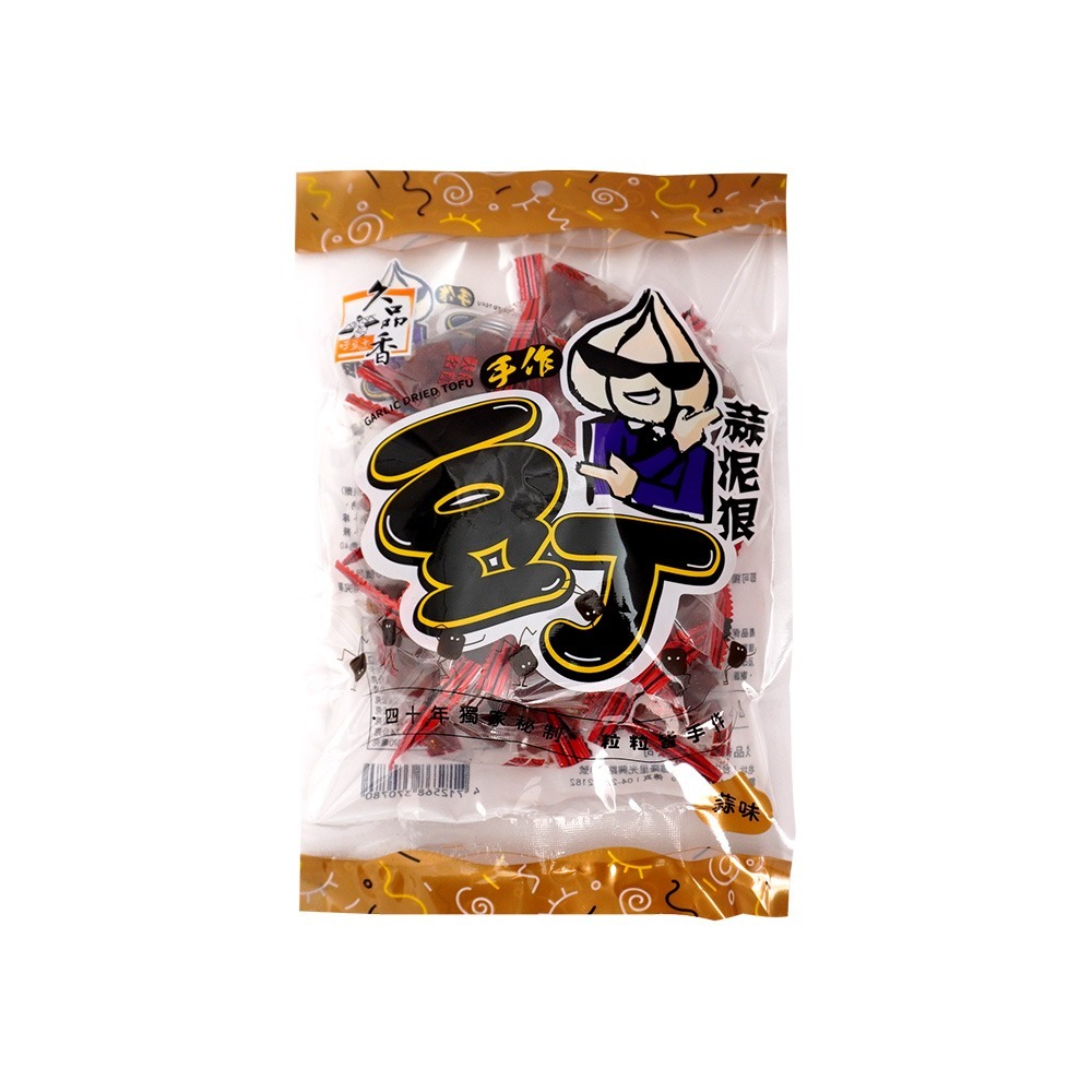 【燦悠味starjoy】久品香蒜味豆丁 豆干 豆乾 原味 微辣 130g/袋-規格圖5
