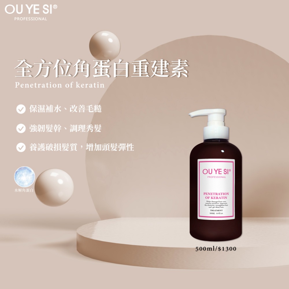 OU YE SI全方位角蛋白重建素-規格圖1