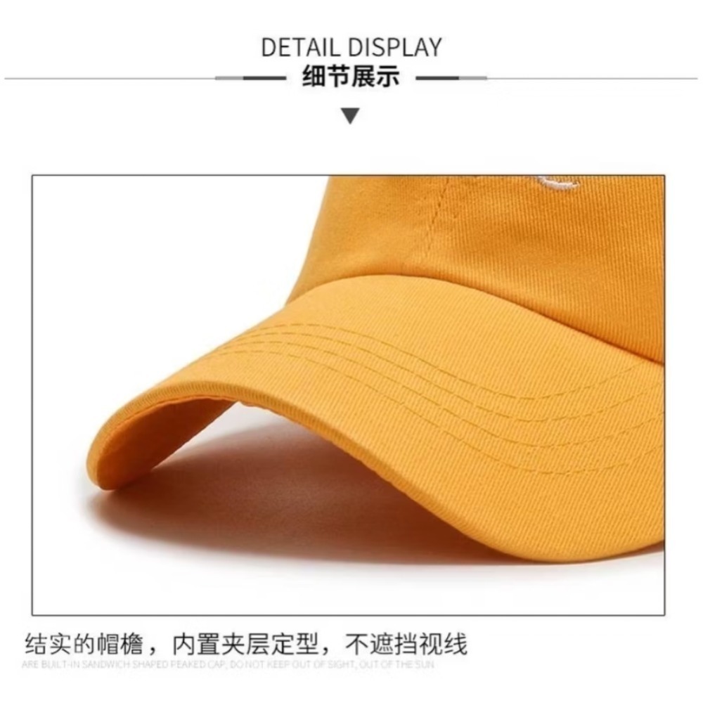 現貨速出 Chic港風帽子情侶百搭刺繡愛心棒球帽-細節圖2