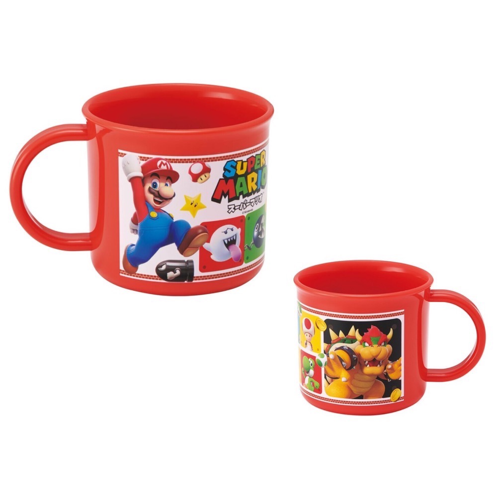 Kaperle✨［現貨］Skater 日本製 AG抗菌 銀離子 水杯 學習杯 200ML 瑪利歐 艾莎 麥坤 公主 漢堡-細節圖3