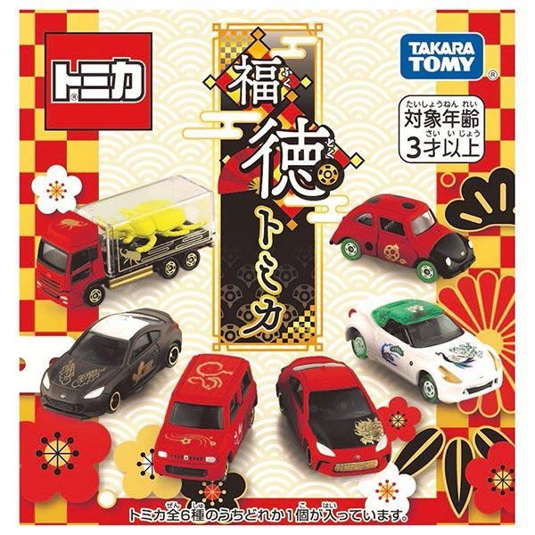 ★【TOMICA】多美小汽車 2023 新春紀念車款 抽抽樂 (一盒6車入) TM22888-細節圖2