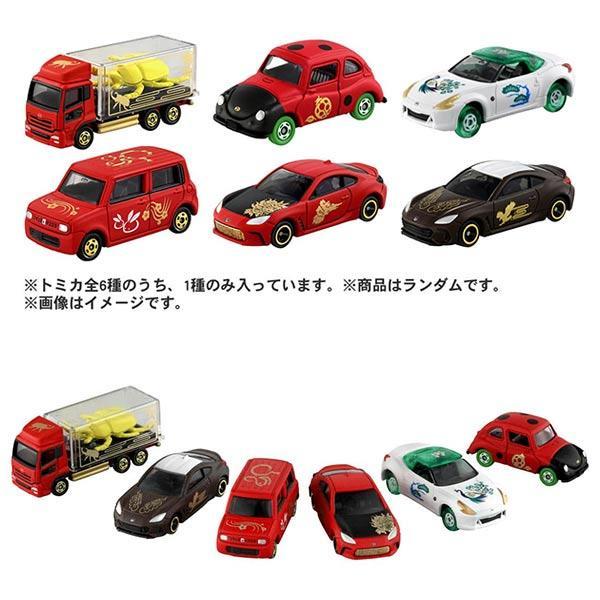 ★【TOMICA】多美小汽車 2023 新春紀念車款 抽抽樂 (一盒6車入) TM22888-細節圖4