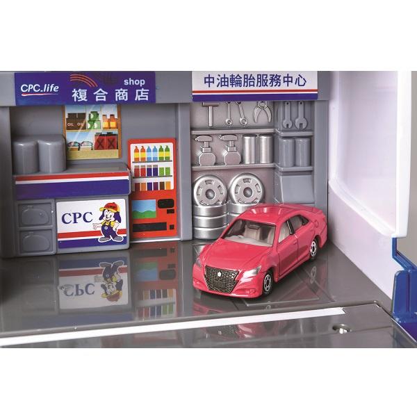 ★【TOMICA】多美小汽車 場景系列 特注 CPC 台灣中油 變形加油站(無附小汽車) TW26999-細節圖8