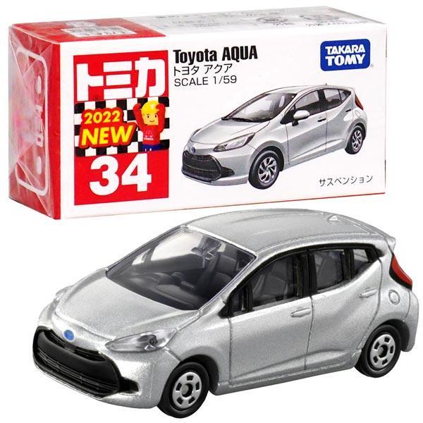 ★【TOMICA】多美小汽車 2022 NEW  34  TOYOTA AQUA-細節圖2